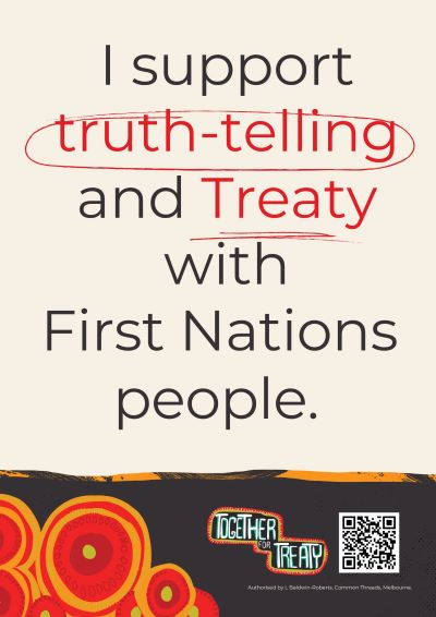 I support Treaty poster 400px