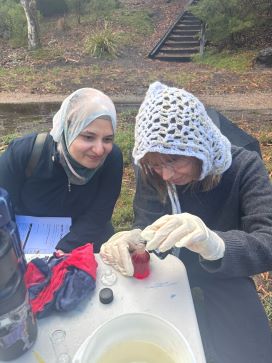  WaterWatch volunteers at the Citizen Science networking workshop