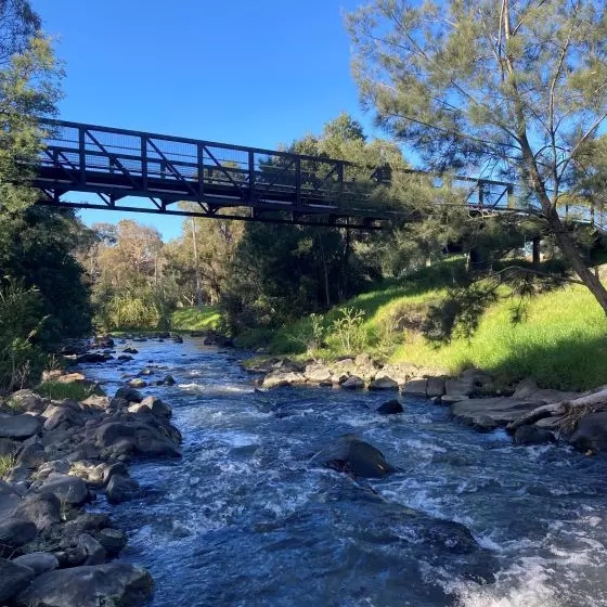 Merri Creek at De Chene Bridge, Coburg