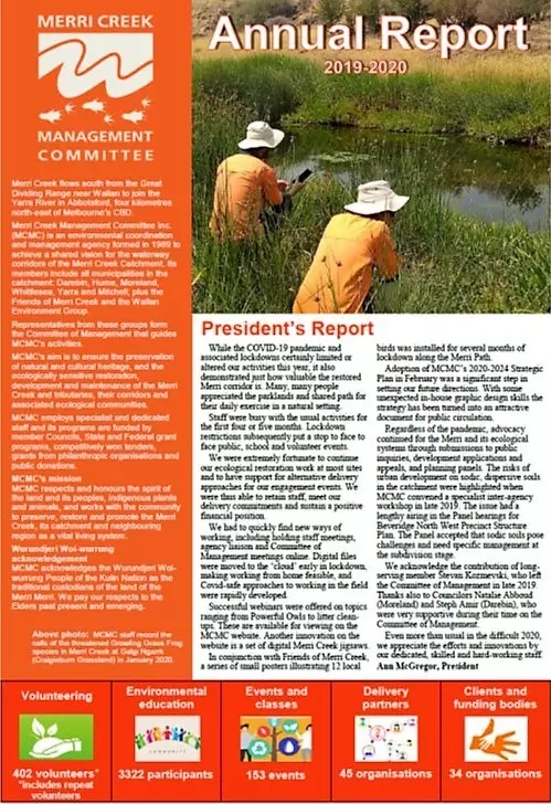 Annual Report 2019 20 cover
