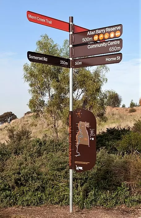 Dianna Wells Horne St Wayfinding signs