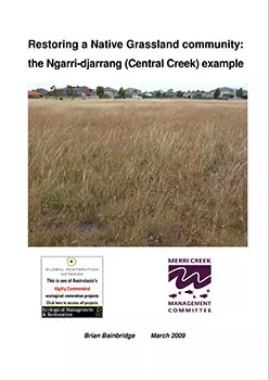 restoring a native grassland community