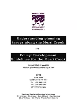 Understanding planning issues along the Merri Creek