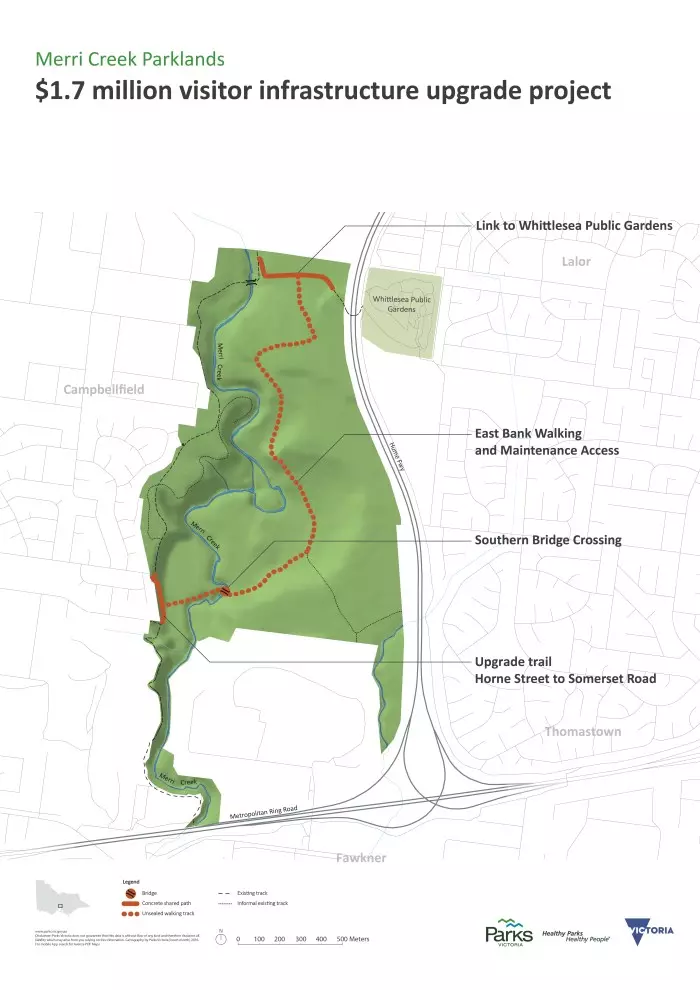 Merri Creek Parklands 1 7mill