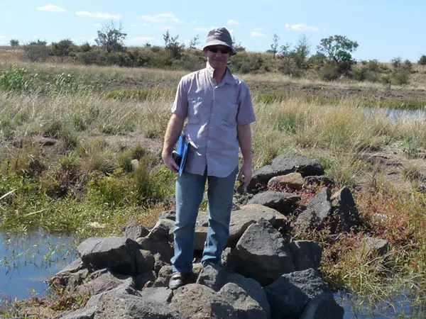 Brendan Casey 2 on rocks