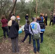 People on World Wetlands Day walk