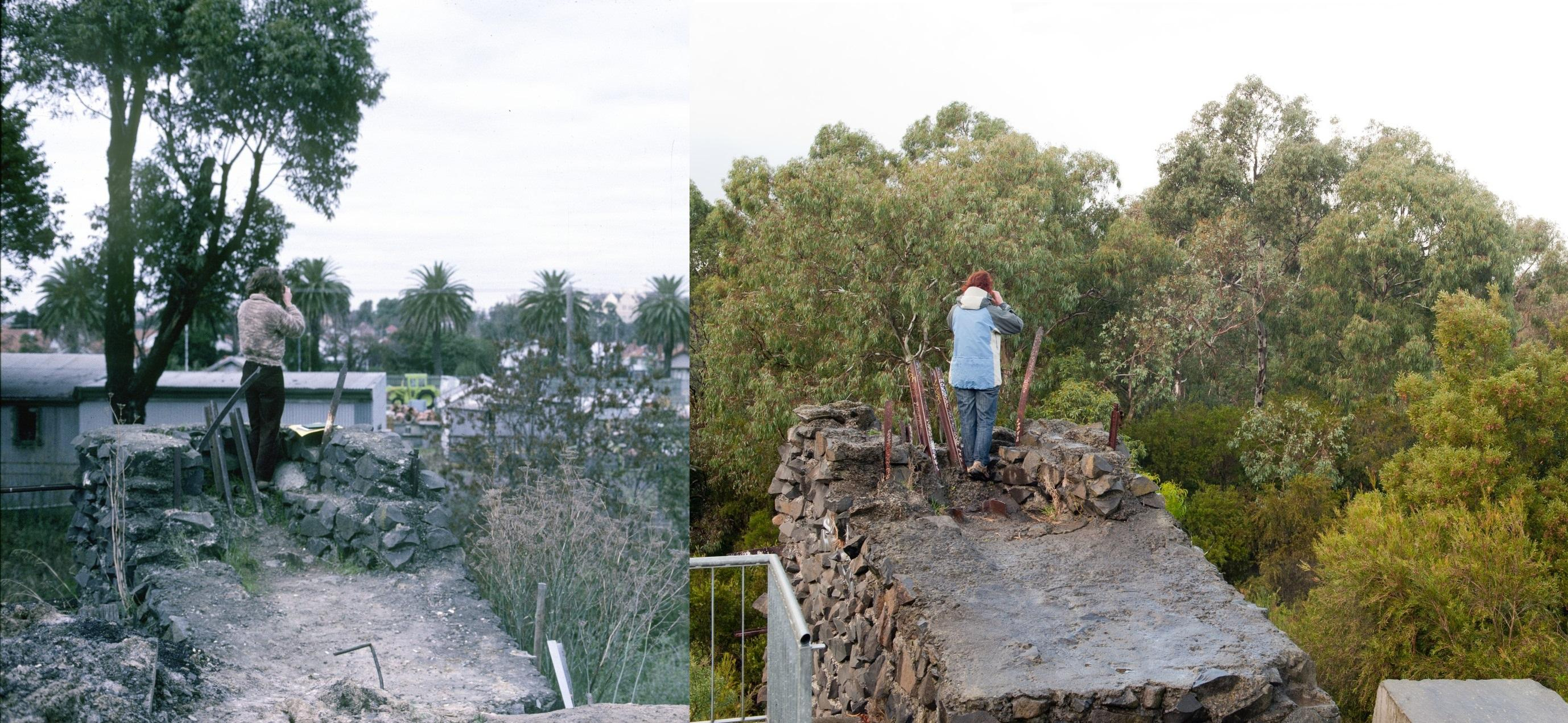 Before and after MMBW depot now Merri Park 1986 B McGregor